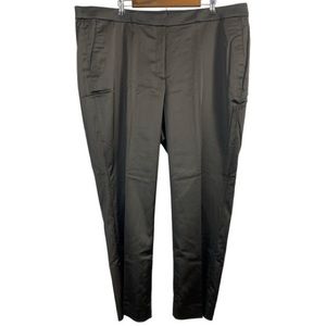 J.Crew Collection Kate Straight-leg Pant Structured Satin Size 22 NWT